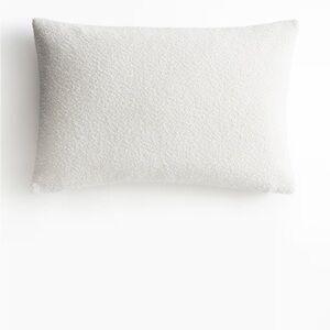 H&M White Bouclé Lumbar Pillow, 16x24 NWT